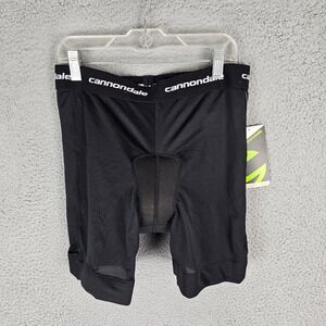 Cannondale Cycling Liner Shorts Mens M Mesh Padded Elastic Waist 4M275M
